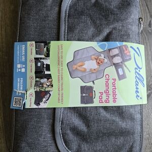 Gray Portable Changing Pad for Kids